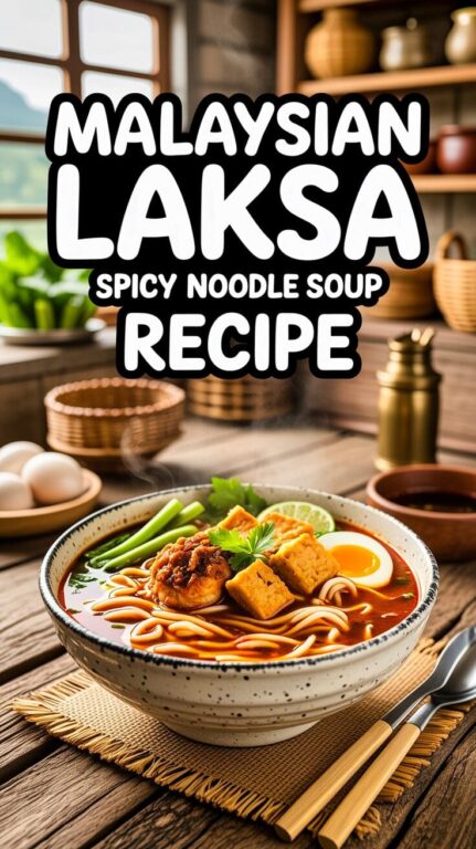 Malaysian Laksa Spicy Noodle Soup Recipe