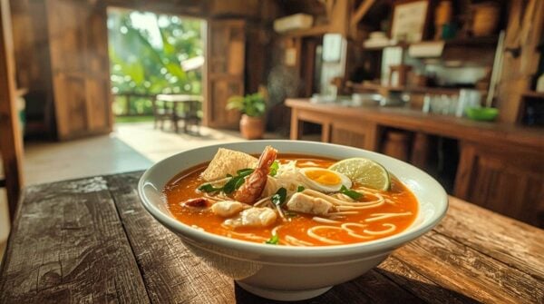 Malaysian Laksa Spicy Noodle Soup Recipe