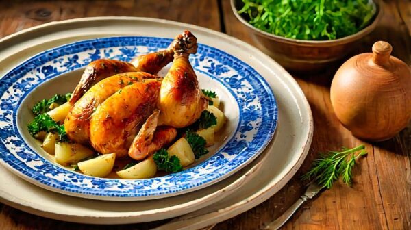 11. Bavarian Oktoberfest Roast Chicken Recipe