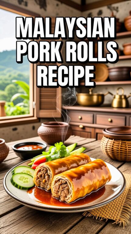 Malaysian Pork Meat Rolls Recipe