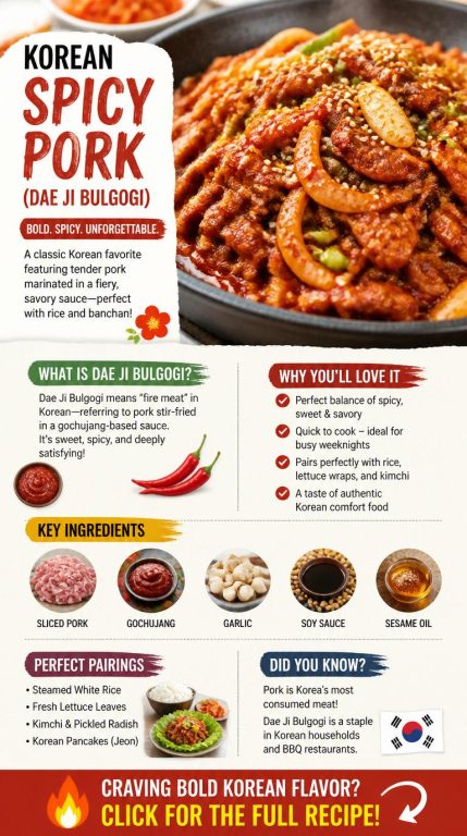 Korean Spicy Pork (Dae Ji Bulgogi)