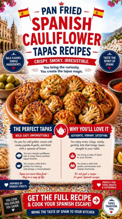 Pan Fried Spanish Cauliflower Tapas Recipes