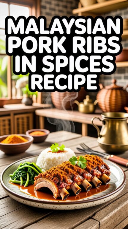 Malaysian Pork Ribs in Spices Recipe