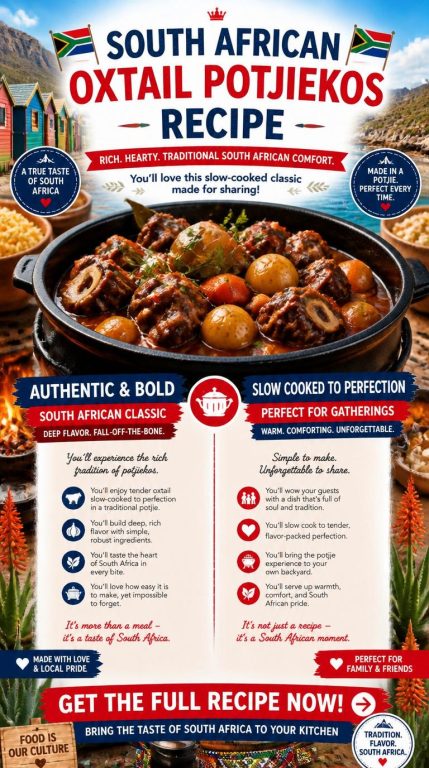South African Oxtail Potjiekos Recipe