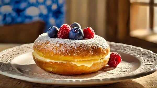 15. Bavarian Cream Donuts Recipe 