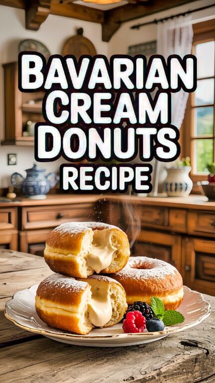 15. Bavarian Cream Donuts Recipe