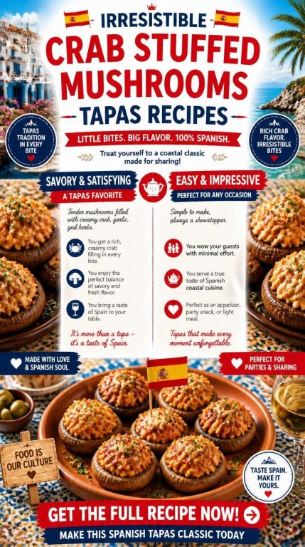 Crab Stuffed Mushrooms Tapas Recipes