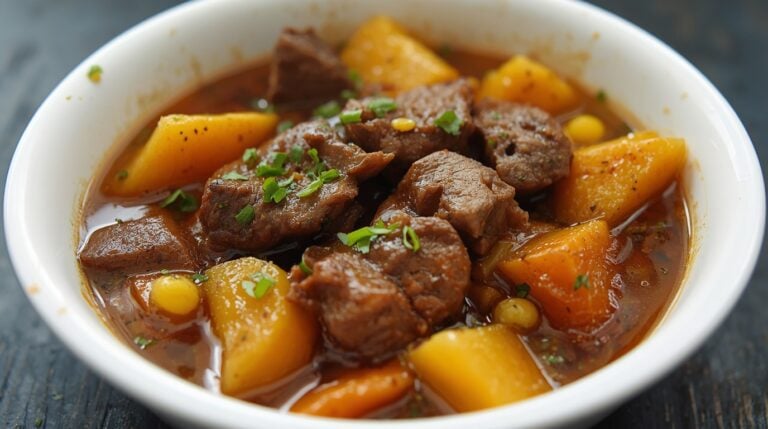 16. Cazuela de Vaca (Beef and Pumpkin Stew) 