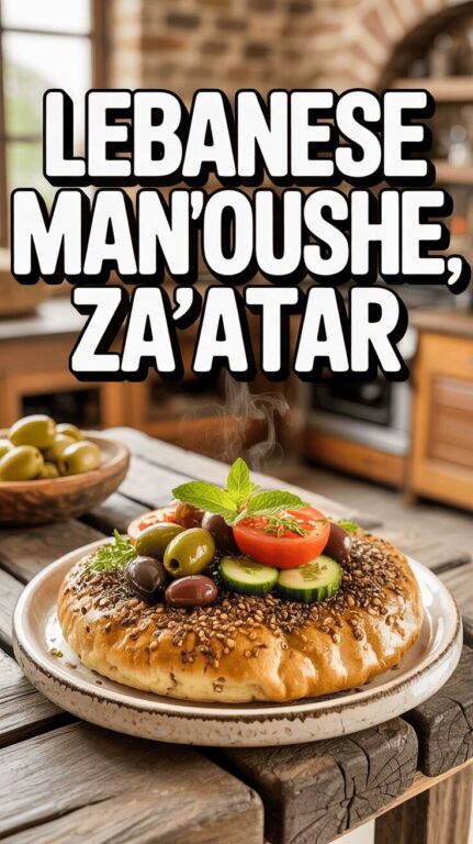 manoushe zaatar recipe