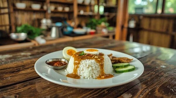 Malaysian Rice with Curry Gravy Recipe