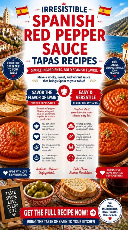 Spanish Red Pepper Sauce Tapas Recipes