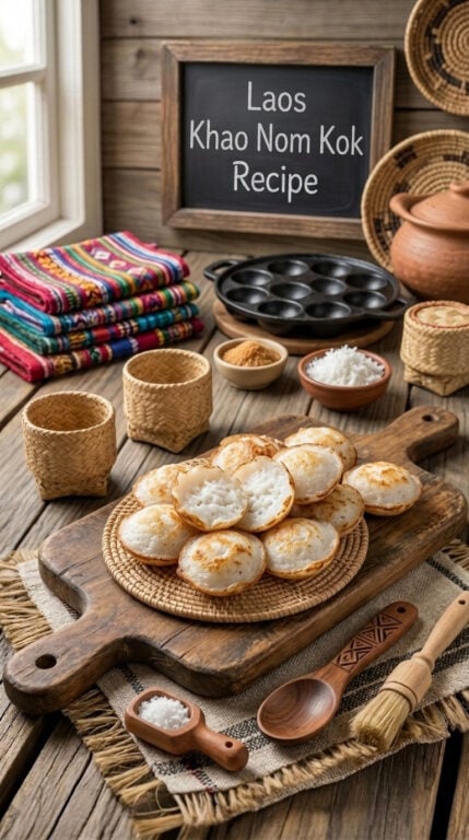 18. Laos Khao Nom Kok Recipe