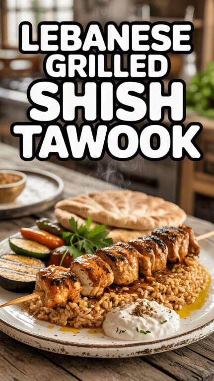 Lebanese Grilled Shish Tawook Recipe