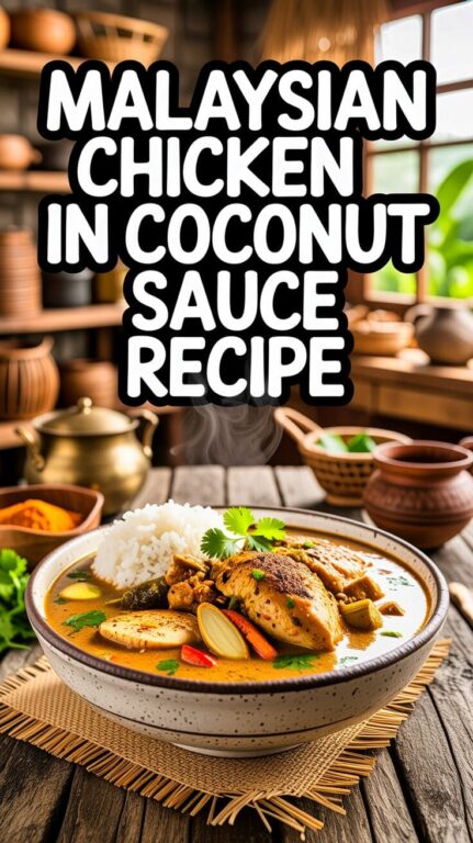 Malaysian Chicken In Coconut Sauce Recipe