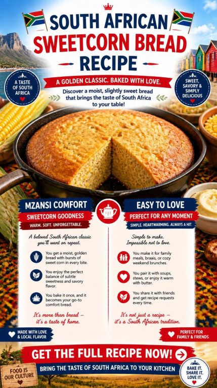 South African Sweetcorn Bread Recipe