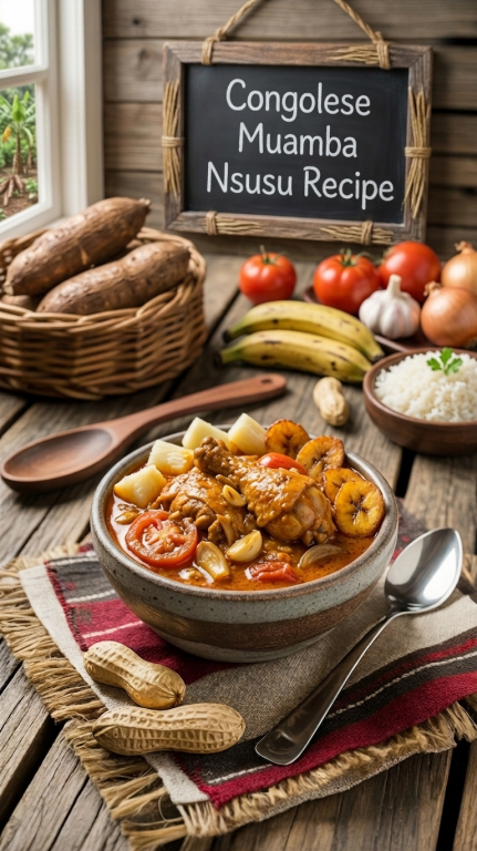 Congolese Muamba Nsusu Recipe