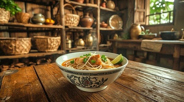 Malaysian Noodles With Fish and Coconut Sauce Recipe