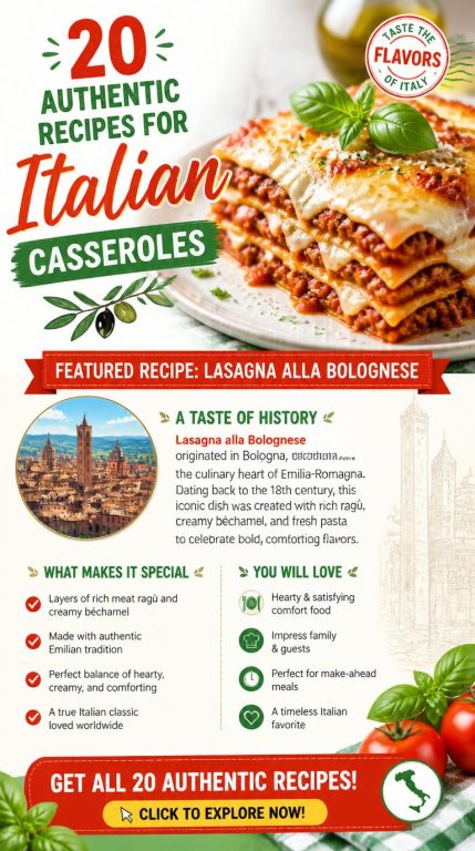 20 Authentic Recipes for Italian Casseroles