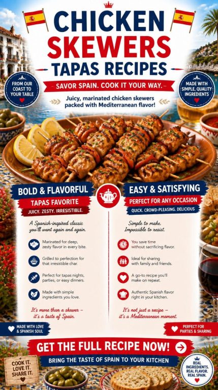 Chicken Skewers Tapas Recipes