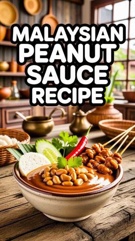 Malaysian Peanut Sauce Recipe
