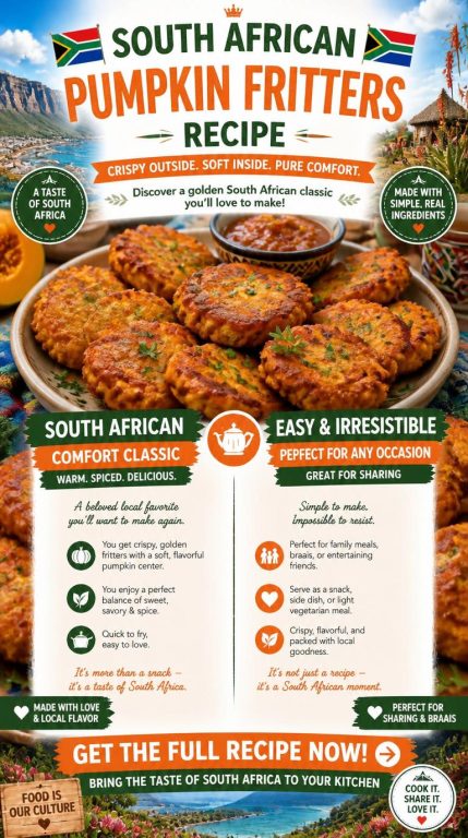 South African Pumpkin Fritters Recipe