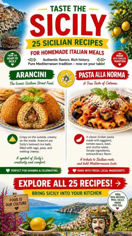 25 Easy Sicilian Recipes for Homemade Italian Meals