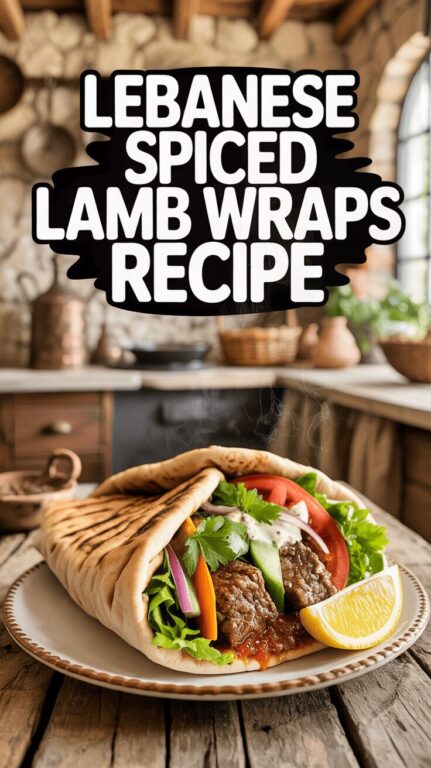 Lebanese Spiced Lamb Wraps Recipe