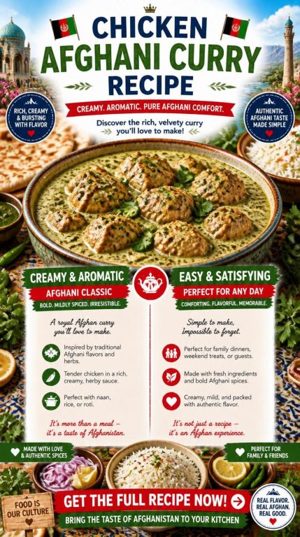 Chicken Afghani Curry Recipe