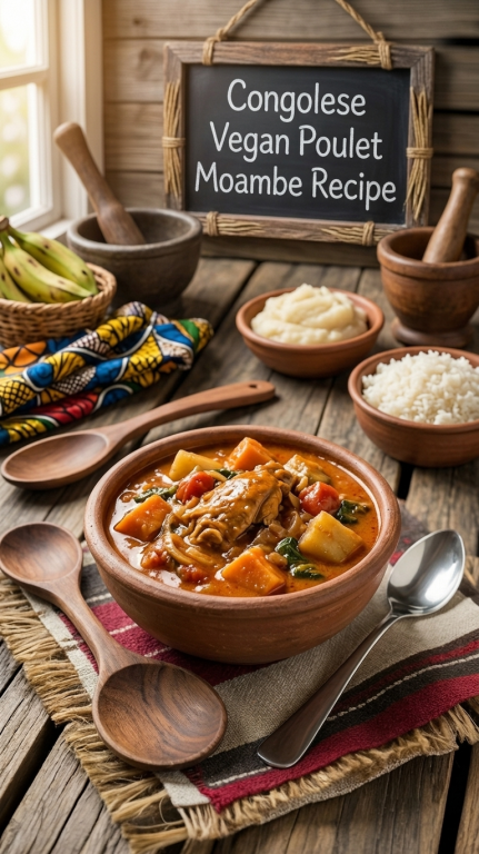 Congolese Vegan Poulet Moambe Recipe