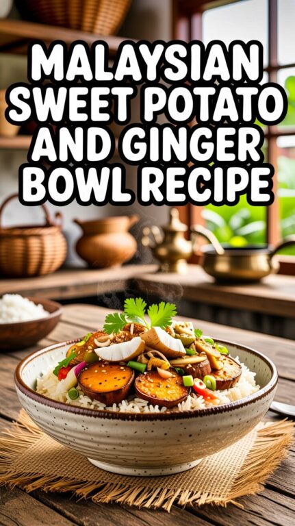 Malaysian Sweet Potato and Ginger Bowl Recipe