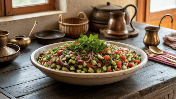 4. Persian Shirazi Salad Recipe