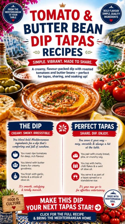 Tomato and Butter Bean Dip Tapas Recipes