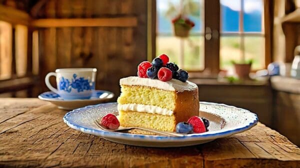 5. Bavarian Cream Cake Recipe