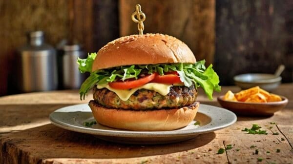 Chermoula Chickpea Burgers