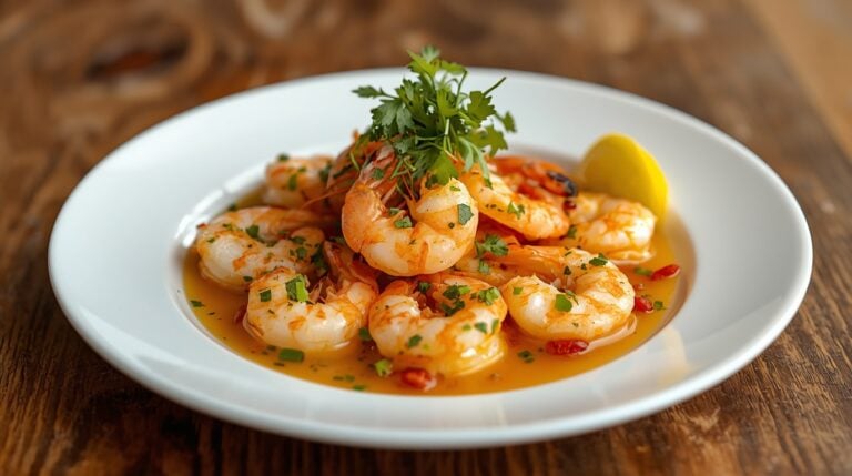5. Gambas al Pil Pil (Prawns) 