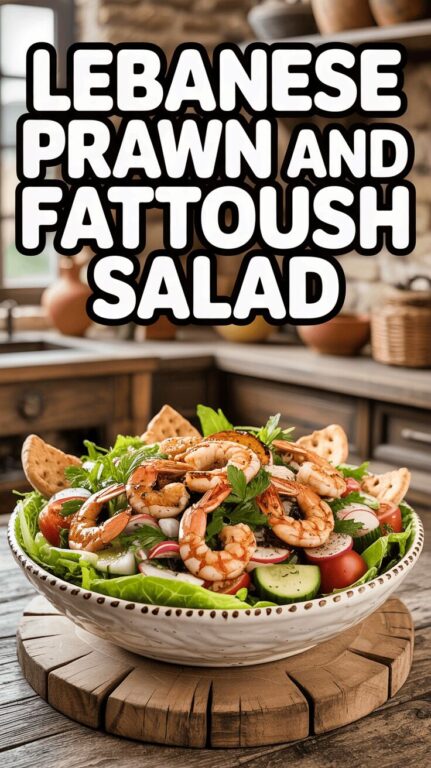 Lebanese Prawn and Fattoush Salad Recipe
