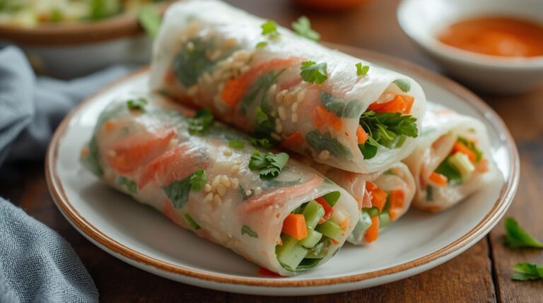6. Vietnamese Fresh Spring Rolls