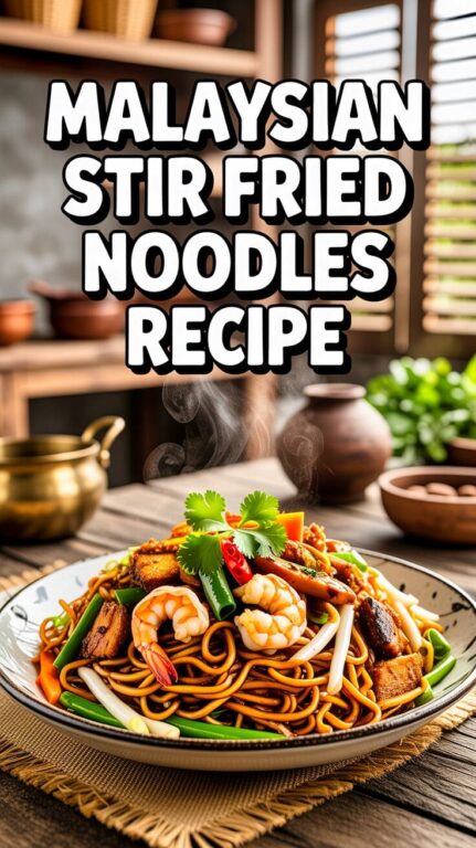 Malaysian Stir Fried Noodles Recipe