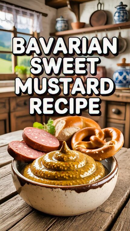 8. Bavarian Sweet Mustard Recipe