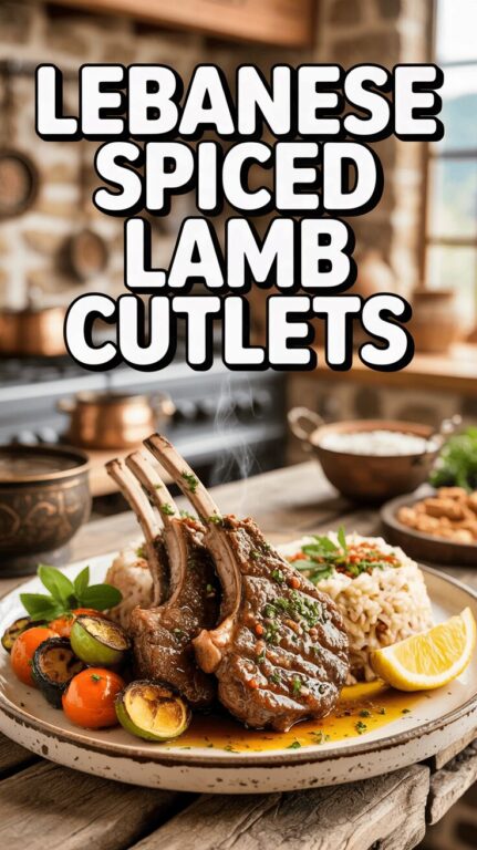 Lebanese Spiced Lamb Cutlets Recipe