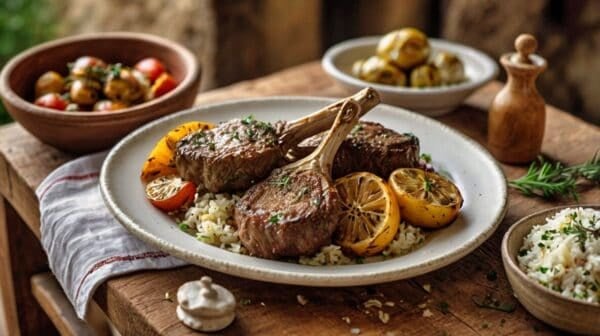 Lebanese Spiced Lamb Cutlets Recipe