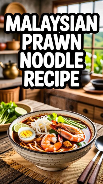 Malaysian Prawn Noodle Soup Recipe