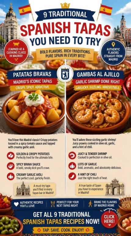 9 Traditional Spanish Tapas You Need to Try - Pin