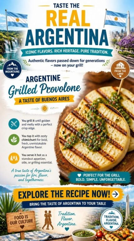Argentine Grilled Provolone Recipe