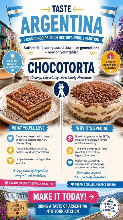 Argentinian No Bake Chocotorta Recipe