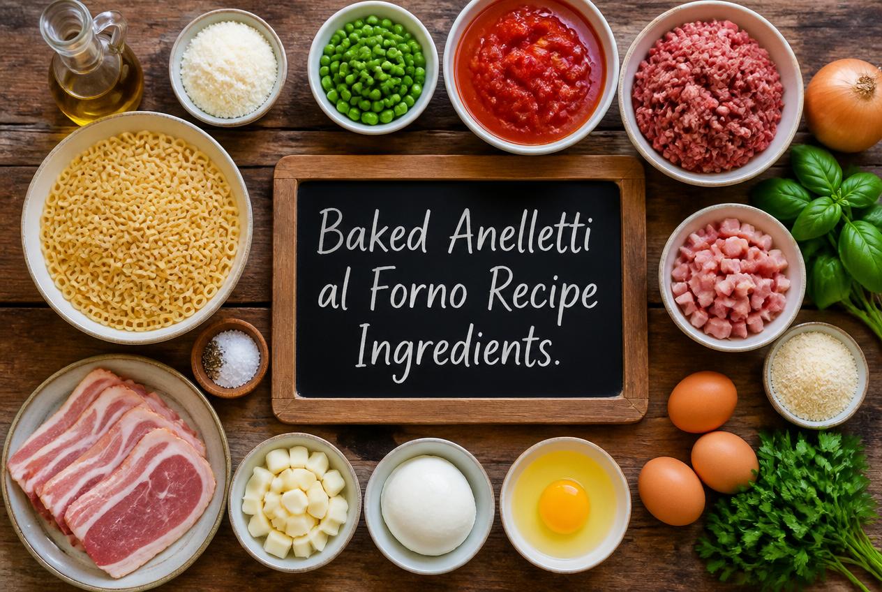 Baked Anelletti al Forno Recipe Ingredients