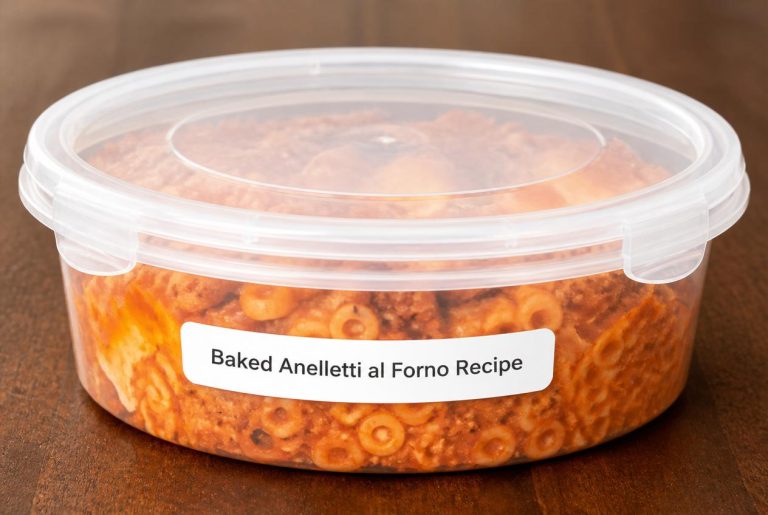 Baked Anelletti al Forno Recipe Storage Tips