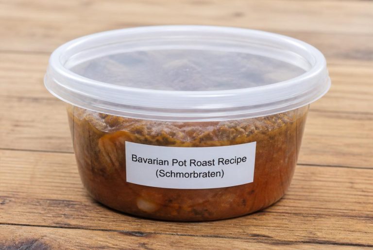Bavarian Pot Roast Recipe (Schmorbraten) Storage TIps