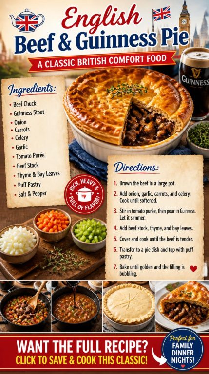 Beef and Guinness Pie Recipe