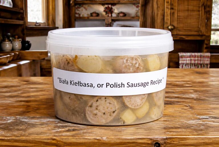 Biała Kiełbasa, or Polish Sausage Recipe Storage Tips